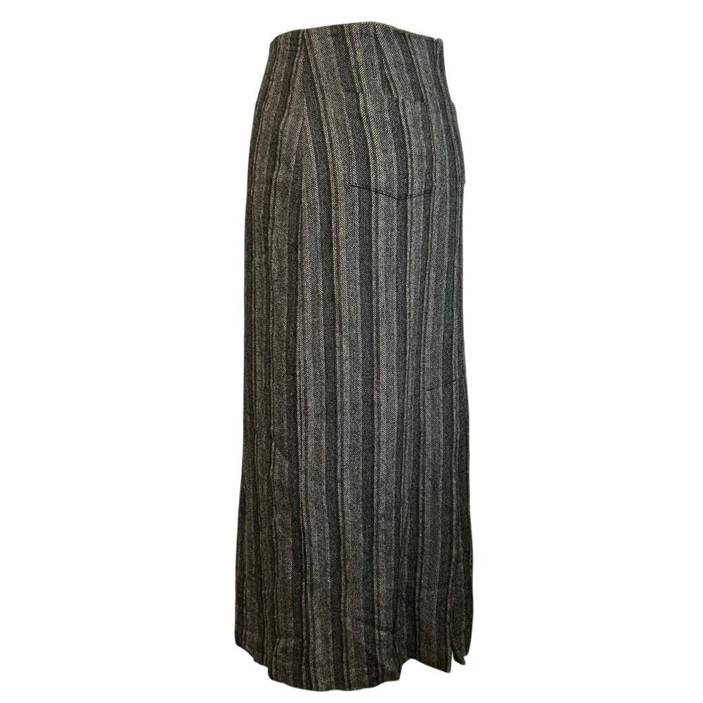 VTG Newport News Gray Rayon Wool Blend Pencil Skirt Minimalist 90s Size 8 Grunge - Picture 12 of 15